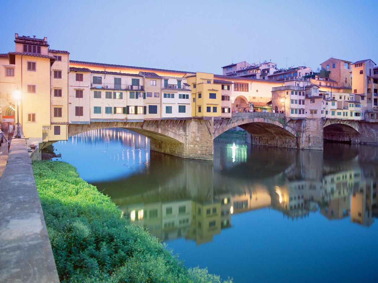 обои Ponte Vecchio, Florence, Italy фото