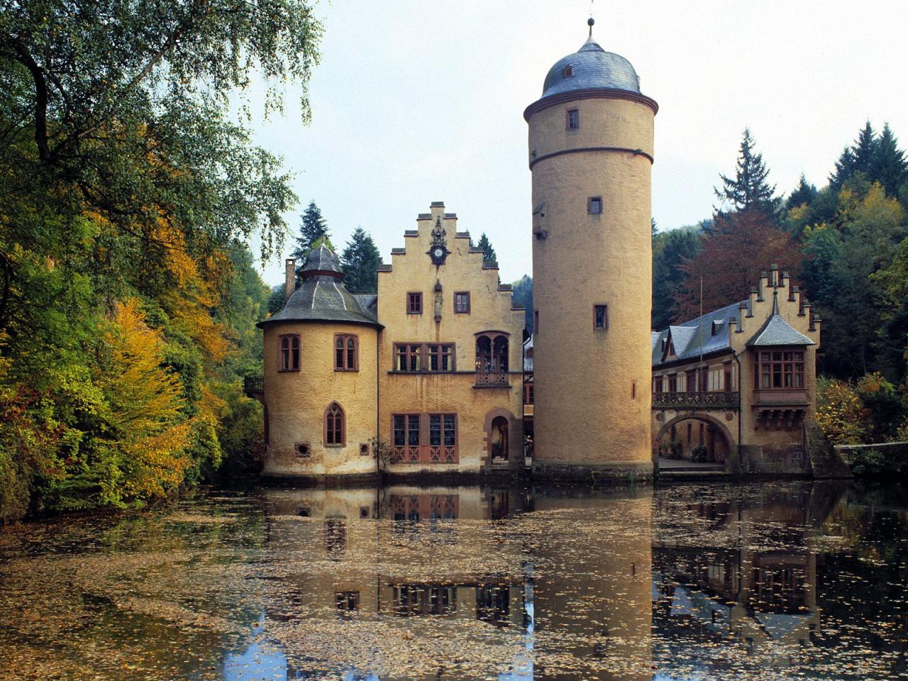 обои Mespelbrunn, Bavaria, Germany фото