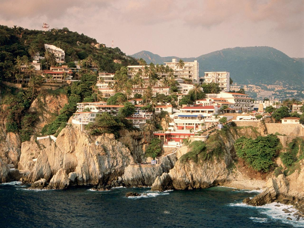 обои La Quebrada Cliff, Acapulco, Mexico фото