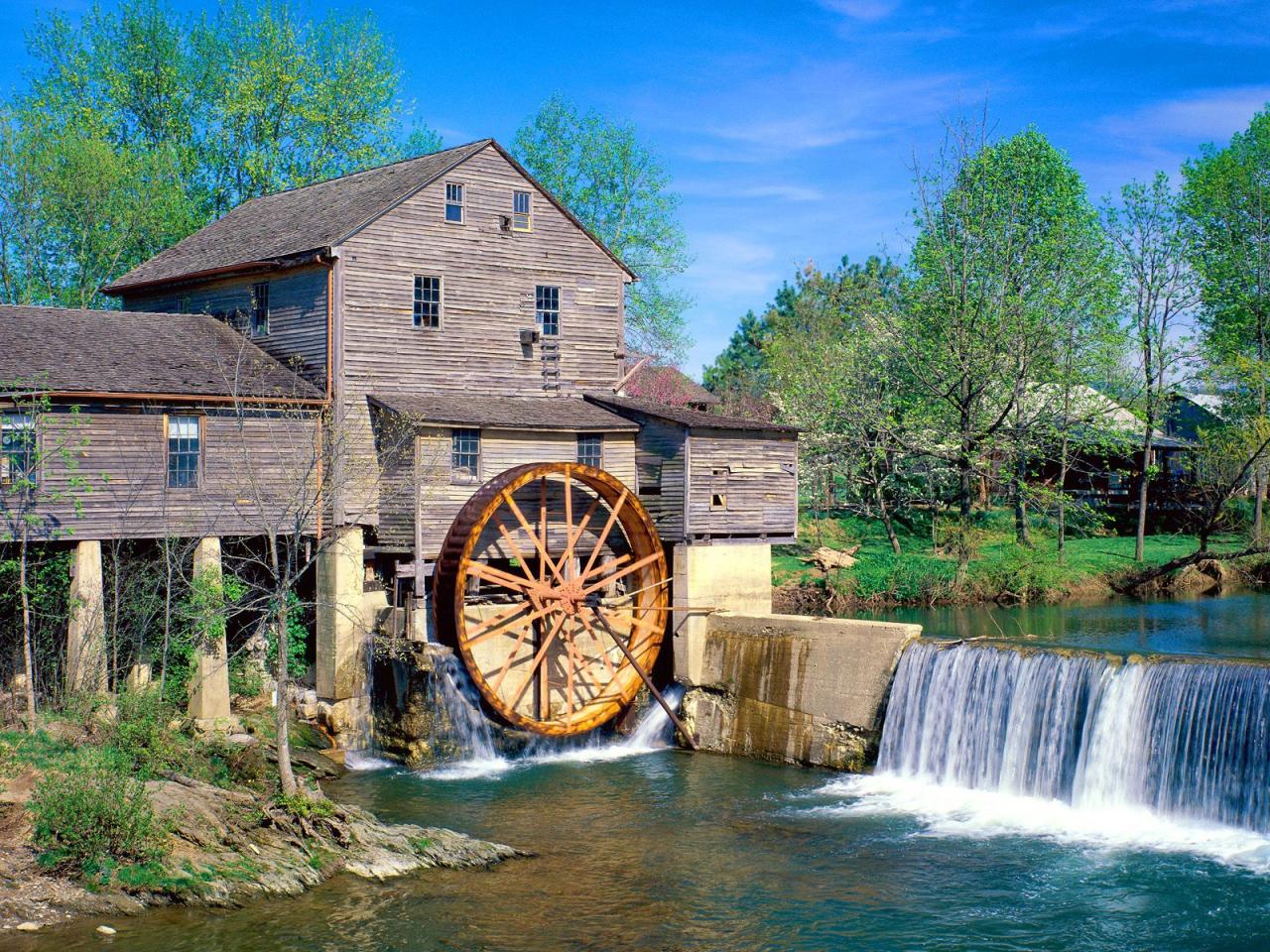 обои Old Mill, Pigeon Forge, Tennessee фото