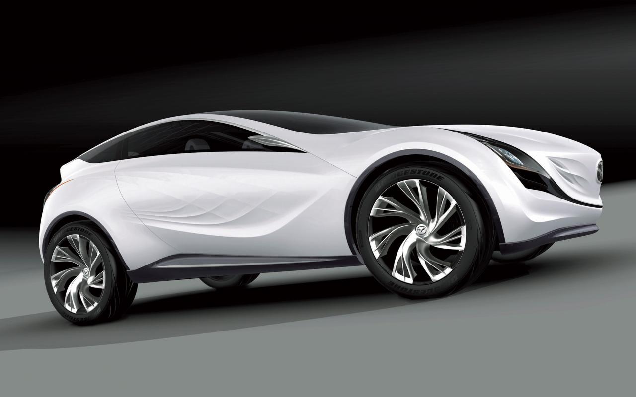 обои Mazda kazamai concept 2008 - белая фото