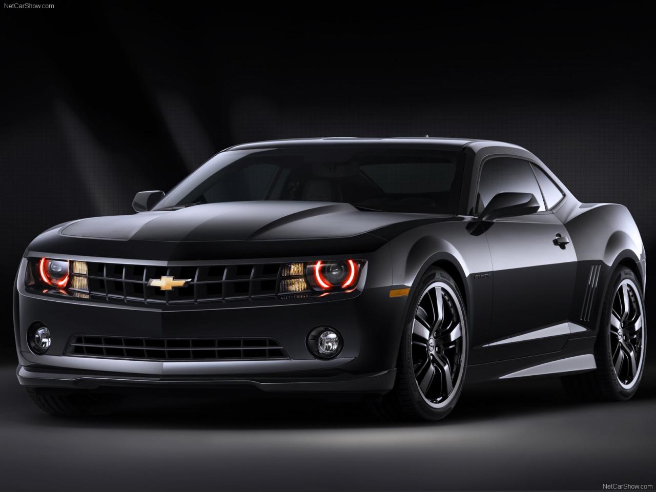 обои Chevrolet Camaro Black фото