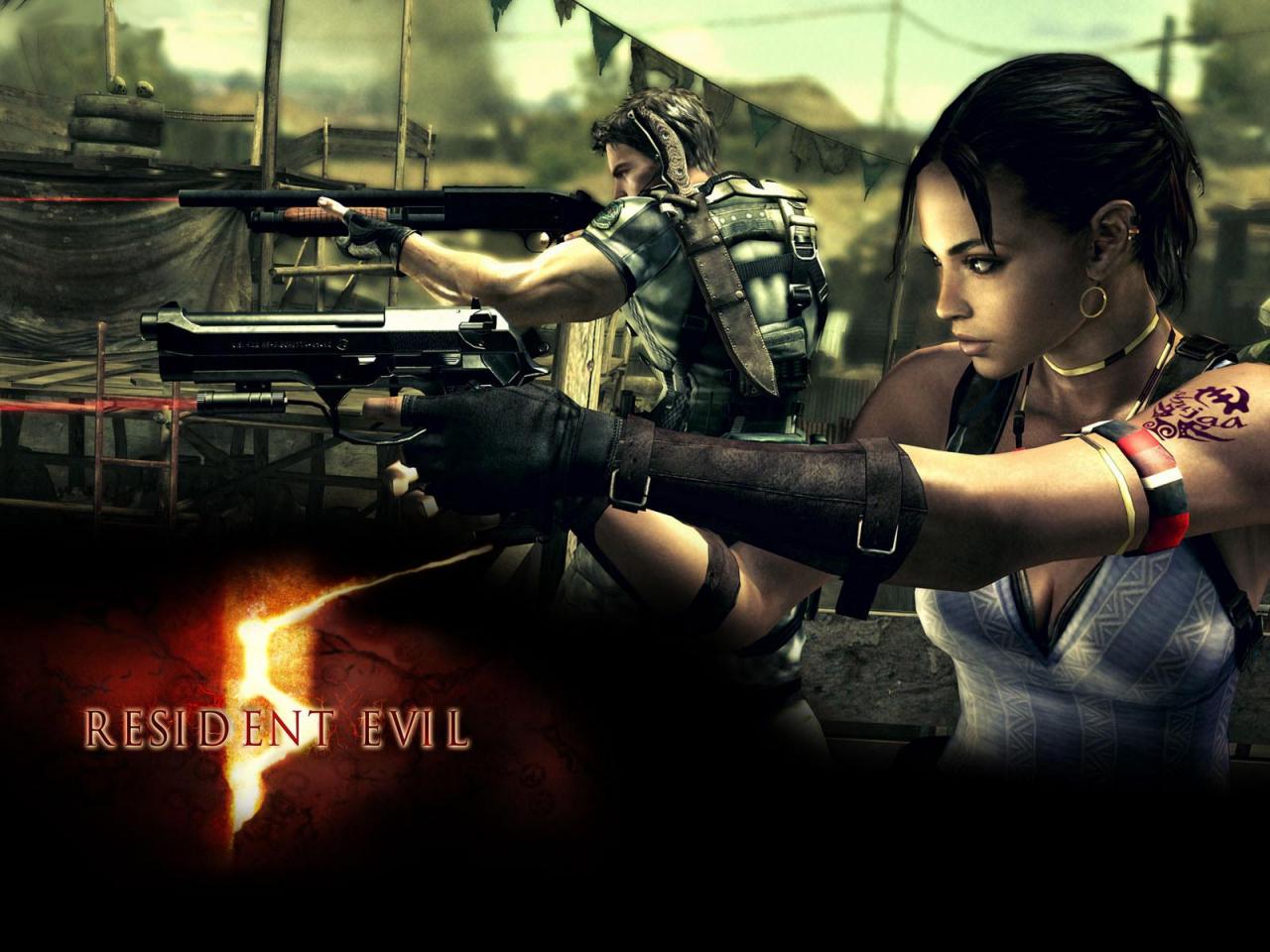 обои Resident evil 5 фото