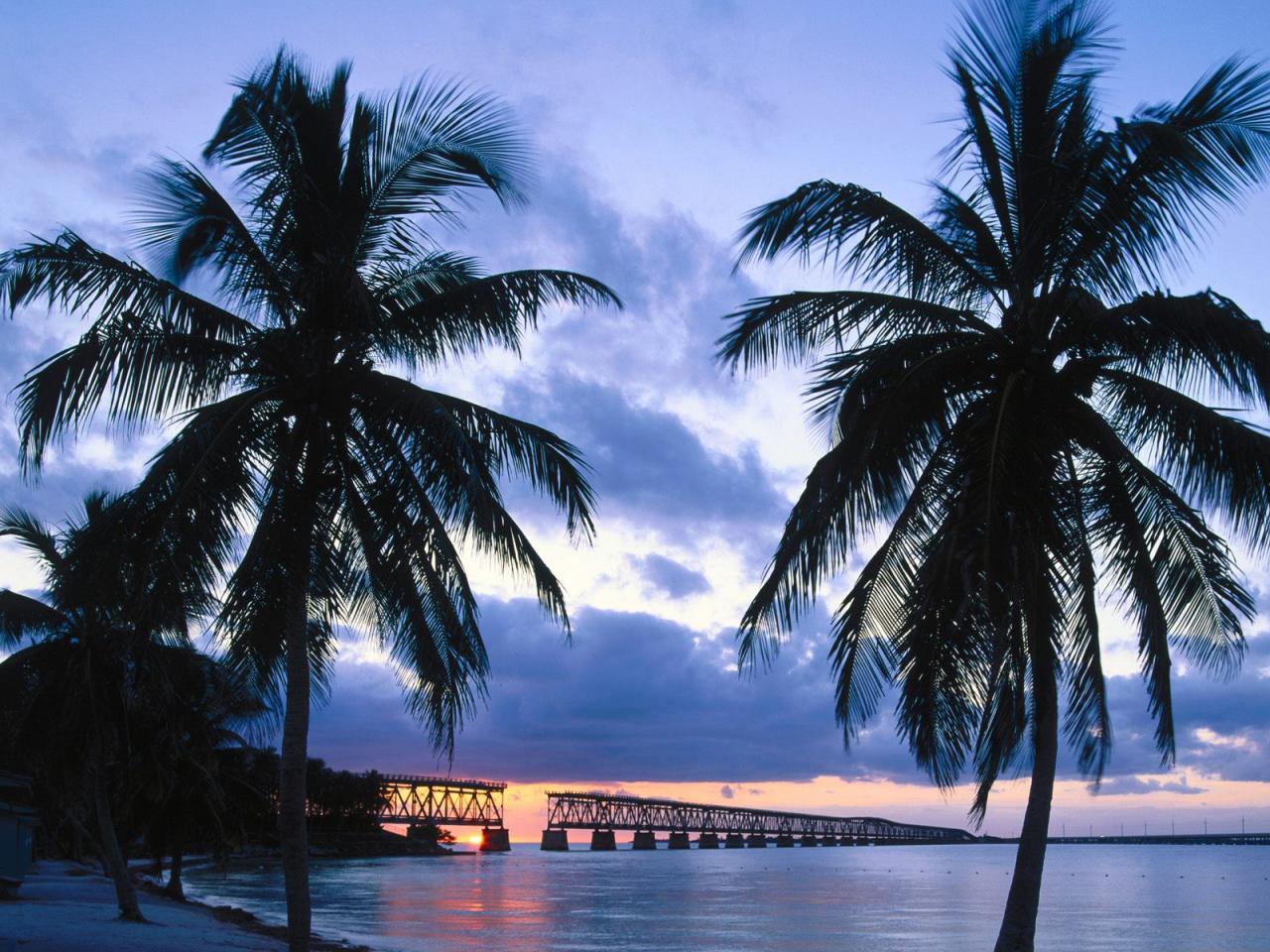 обои Old Bahia Honda Bridge, Florida Keys фото