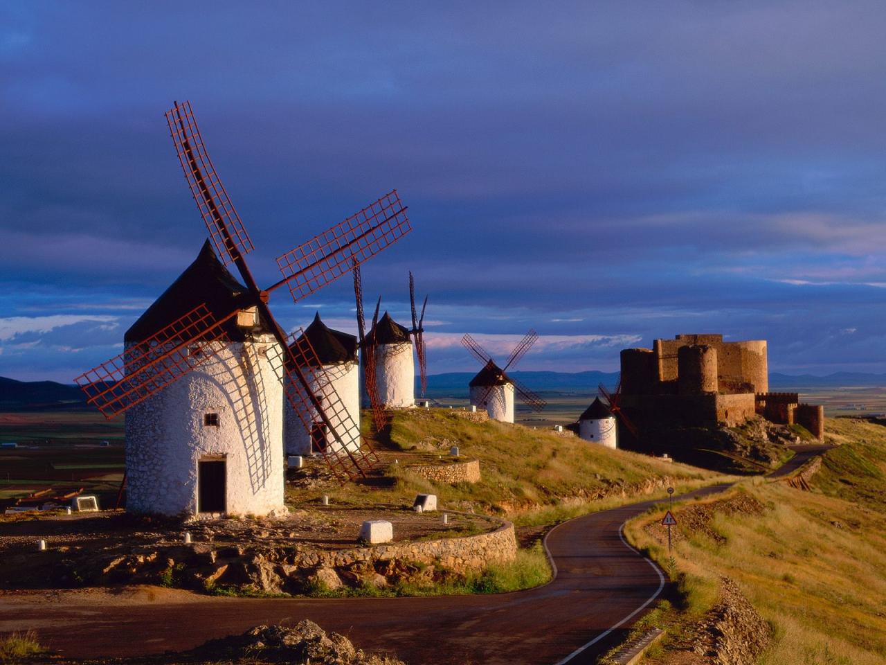 обои Consuegra, La Mancha, Spain фото