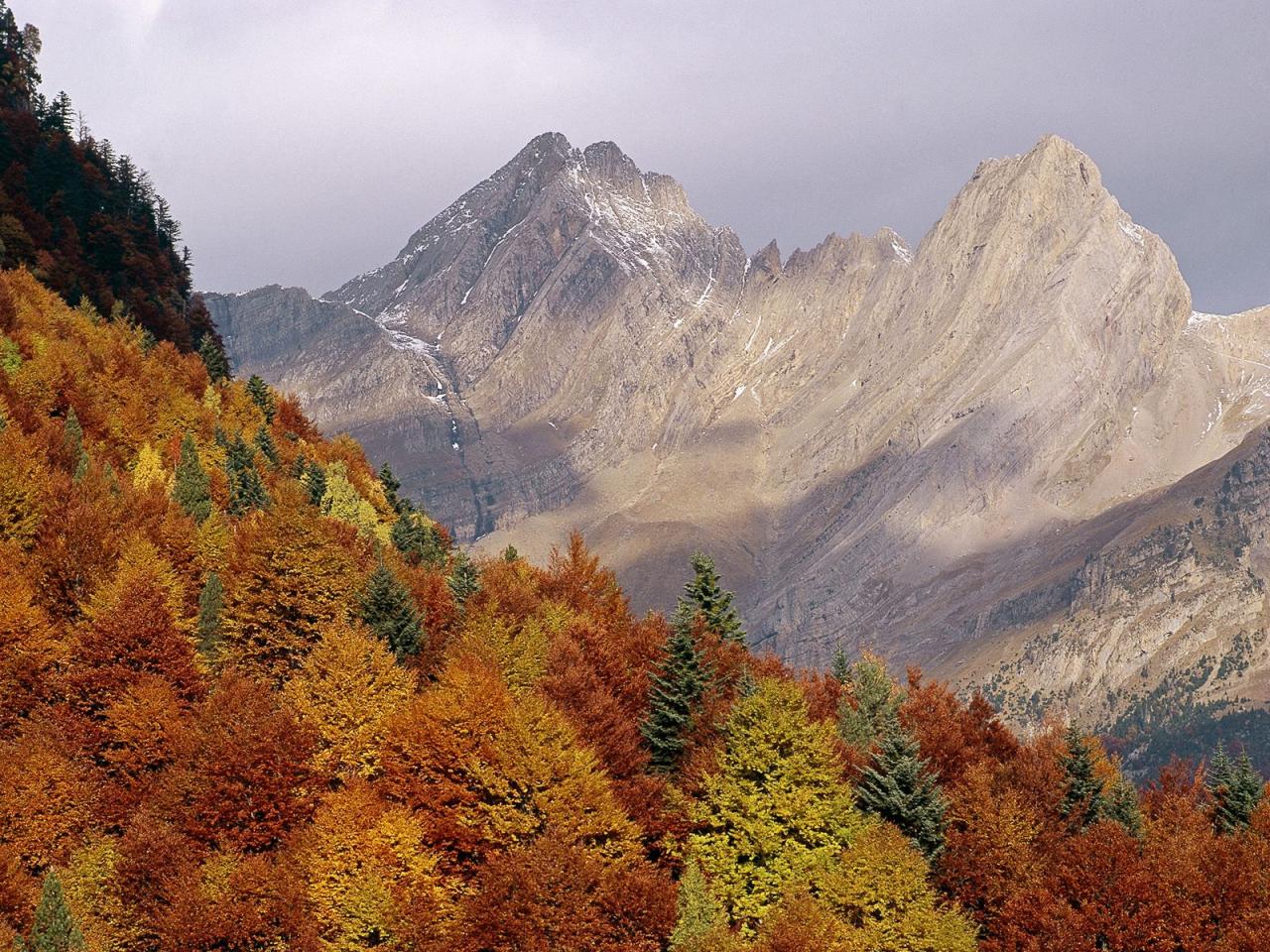 обои Pyrenees Valley, Huesca Province, Aragon, Spain фото