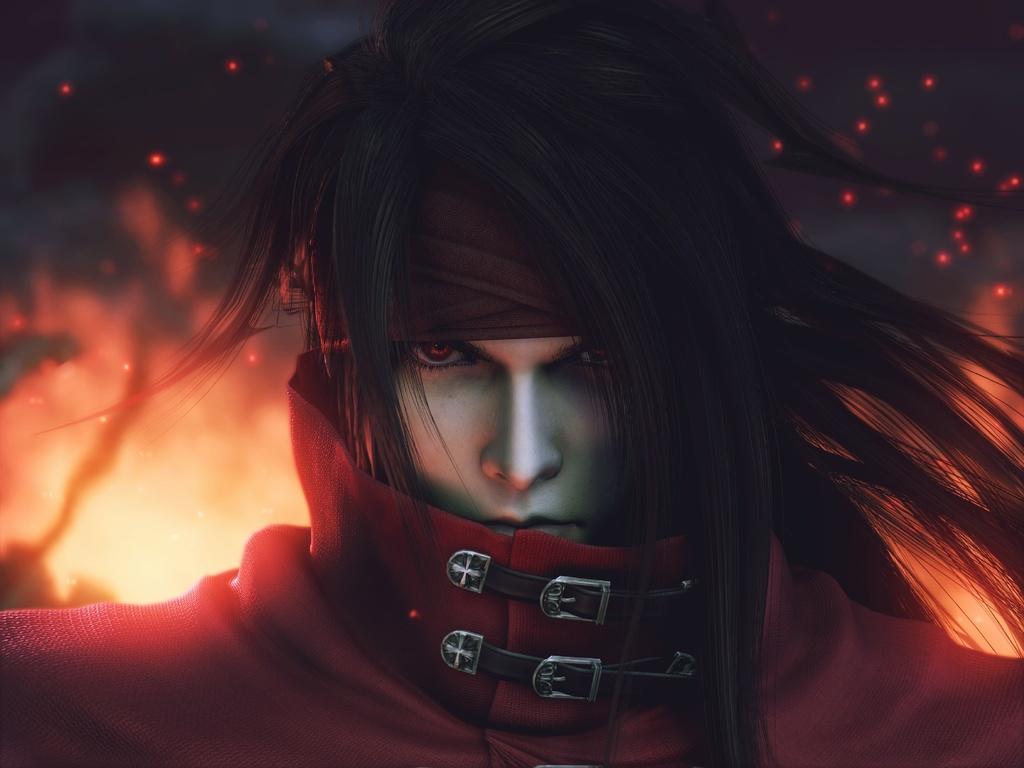 обои Final fantasy vii advent children fire vincent valentine фото