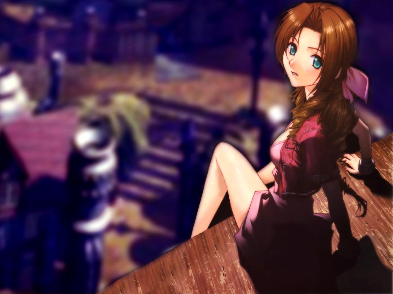 обои Final fantasy vii aeris gainsborough фото