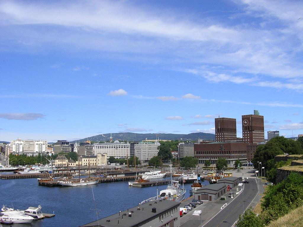 обои Oslo harbor фото