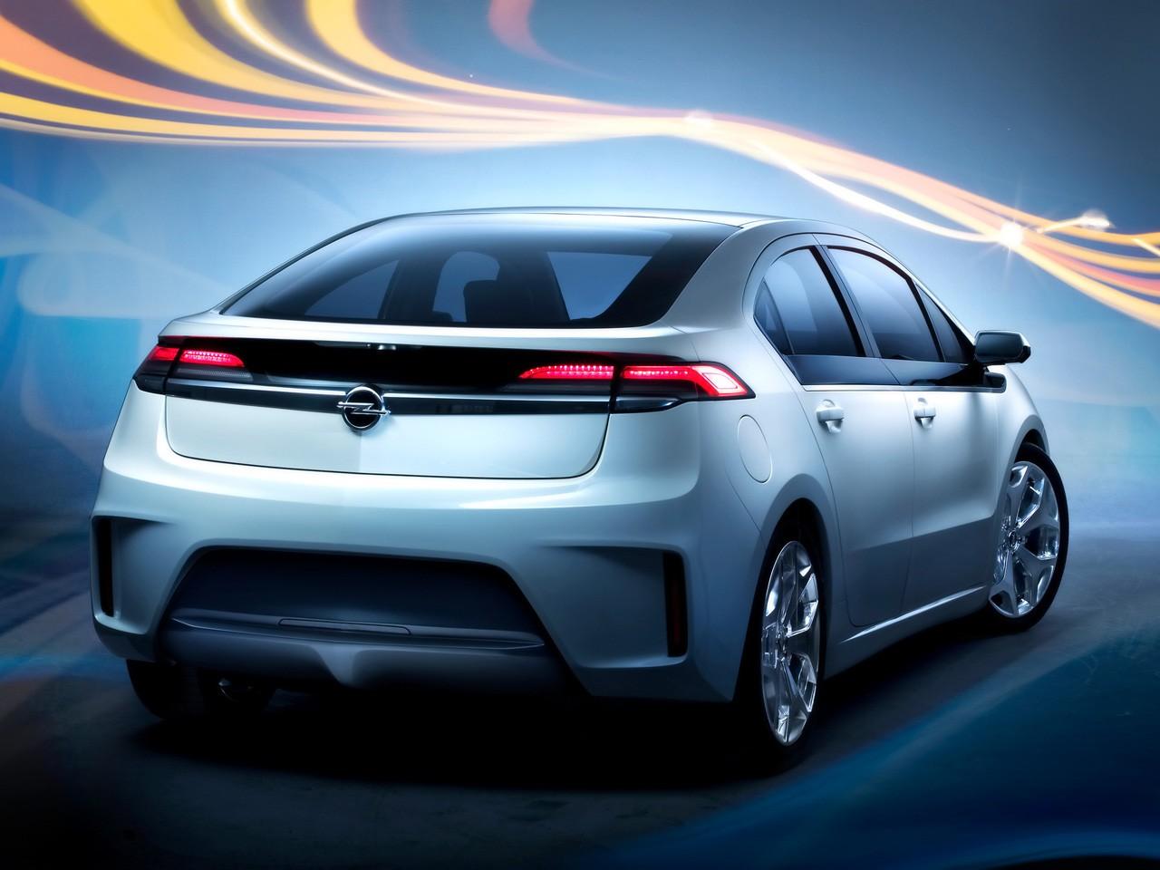 обои Opel Ampera Concept - сзади фото