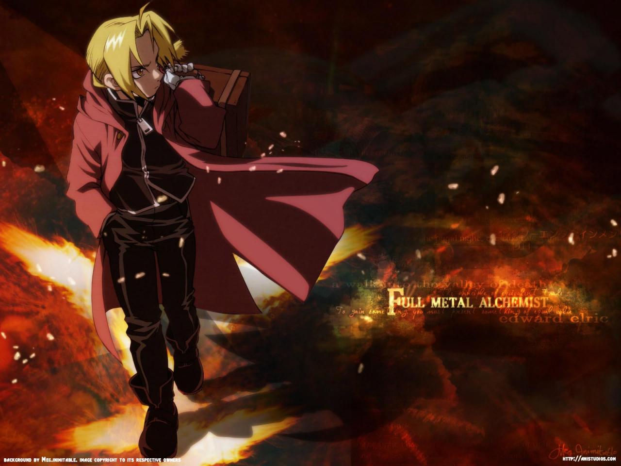 обои Fullmetal alchemist edward elric фото