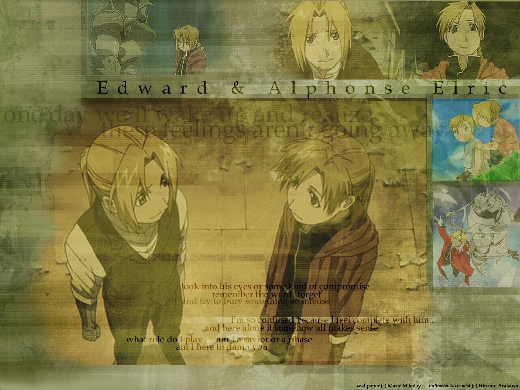 обои Fullmetal alchemist edwards and elric фото