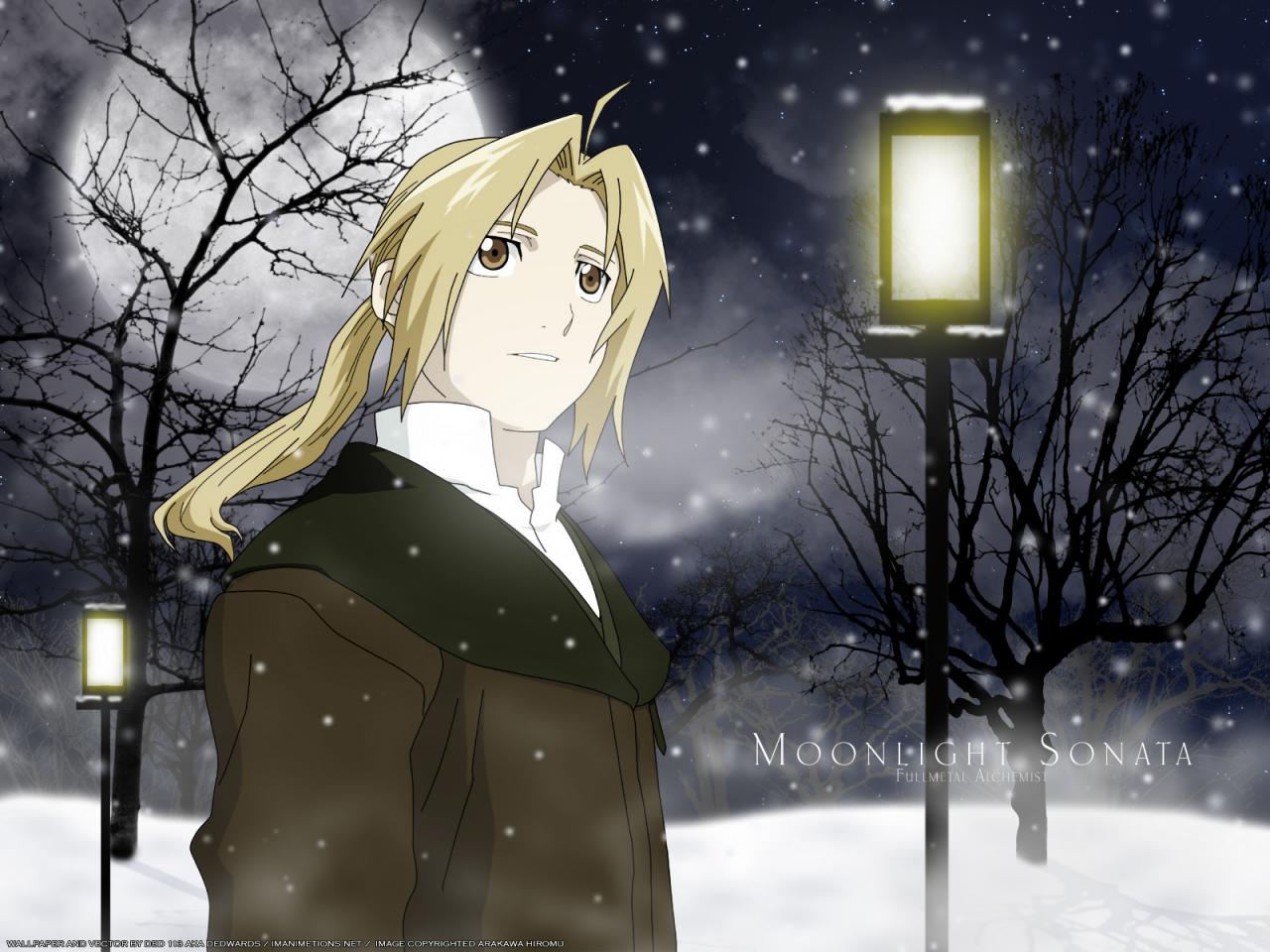 обои Fullmetal alchemist moonlight sonata фото