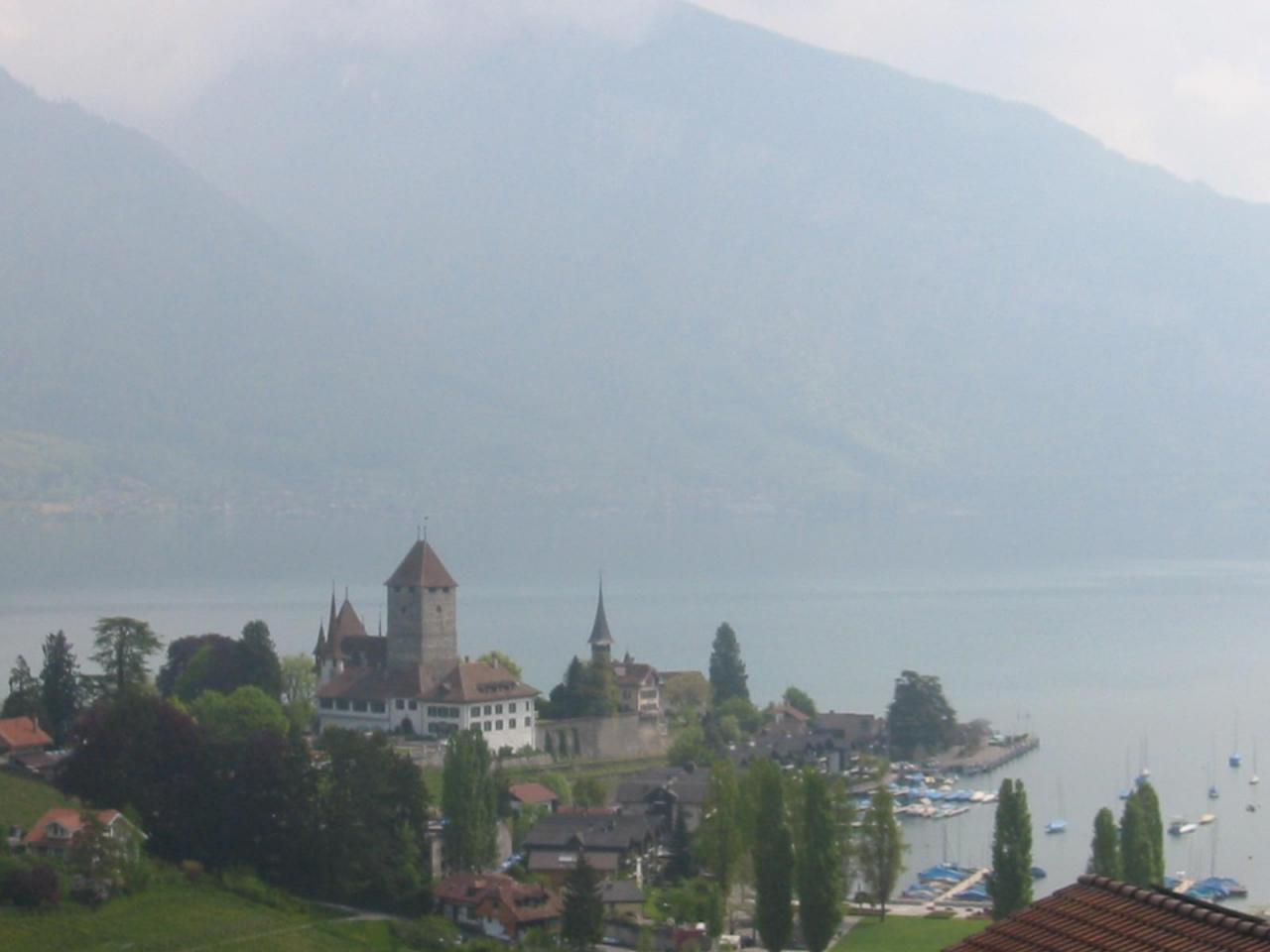 обои Lake Thun, Spiez, Switzerland фото