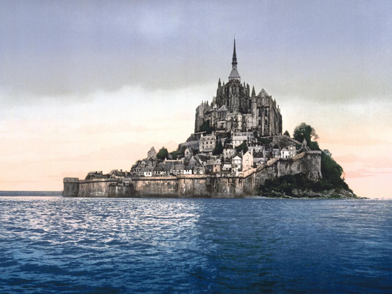 обои Mont Saint Michel, France фото