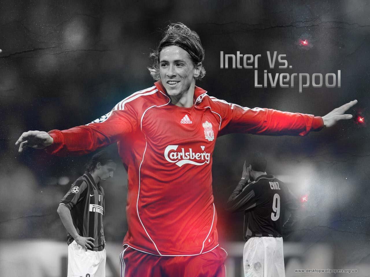 обои Fernando Torres Inter vs Liverpool фото