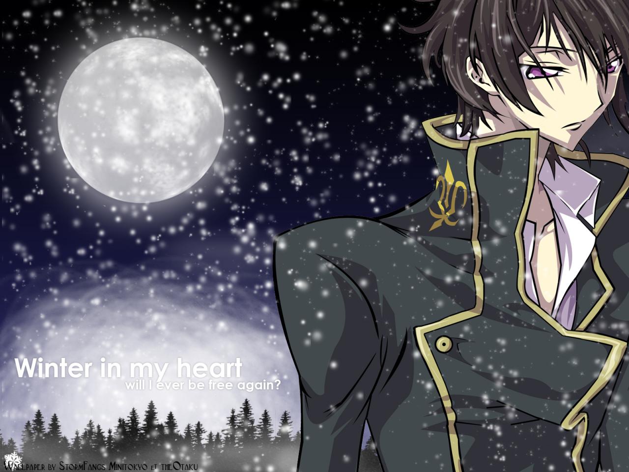 обои Winter in my head codegeass lelouch фото