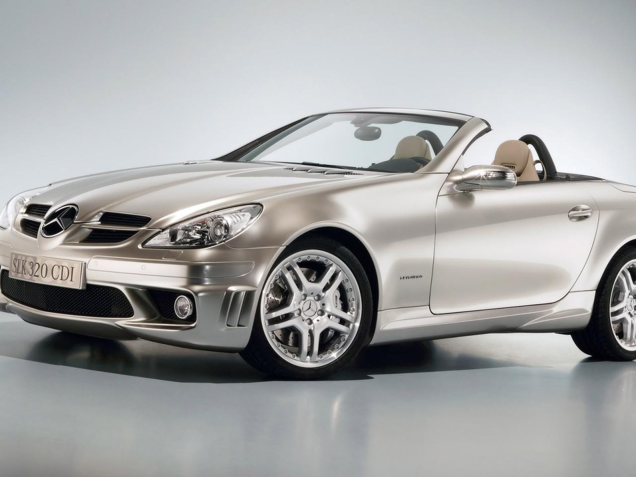 обои Mercedes SLK320 фото