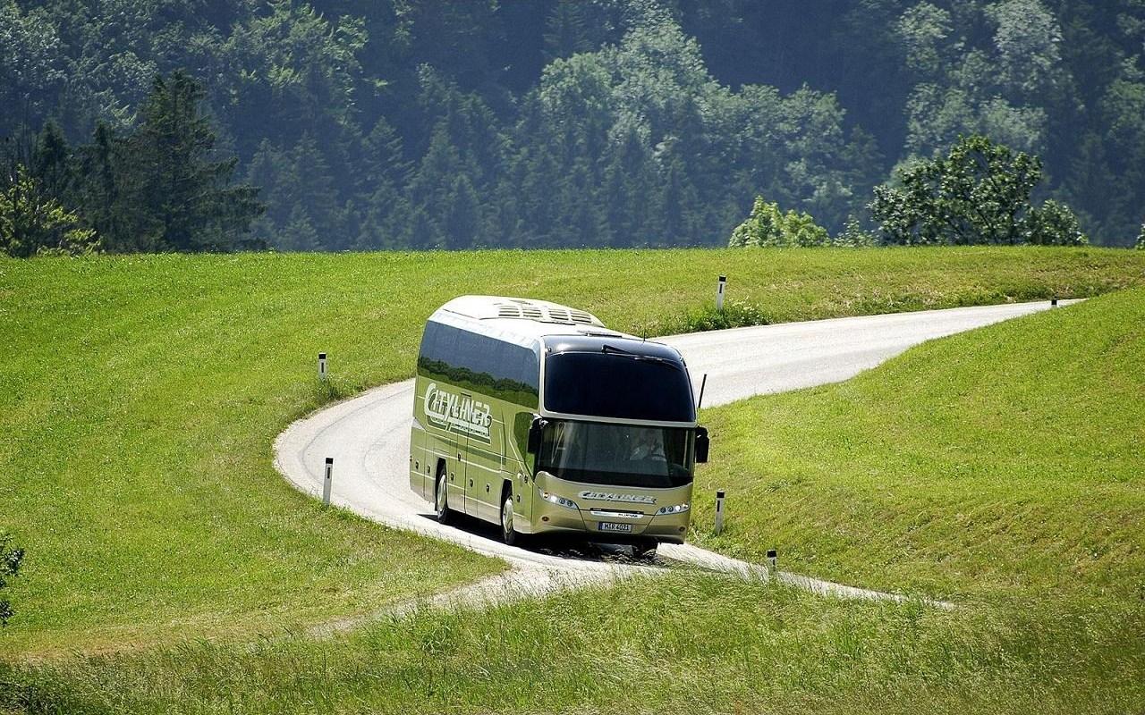 обои Neoplan Cityliner на повороте фото