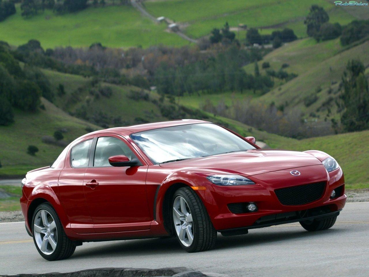 обои Mazda RX-8 red фото