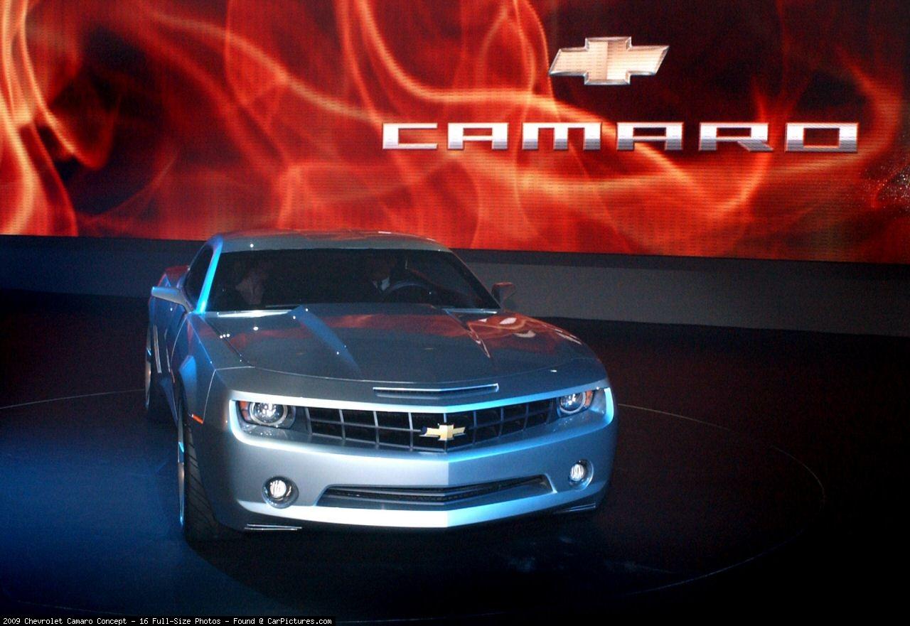 обои Chevrolet Camaro Concept 2009 на фоне названия фото