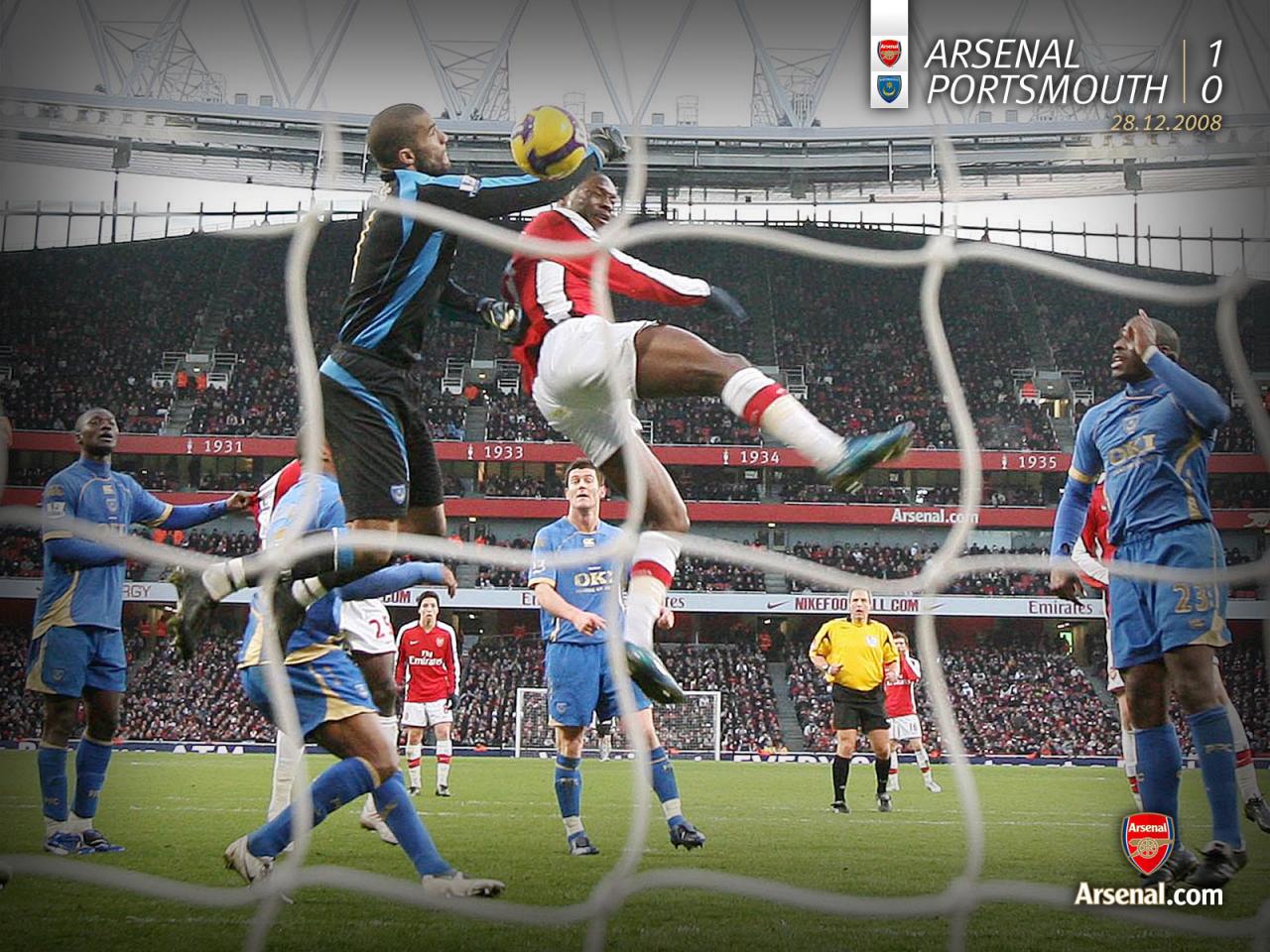 обои Arsenal 1-0 Portsmouth фото