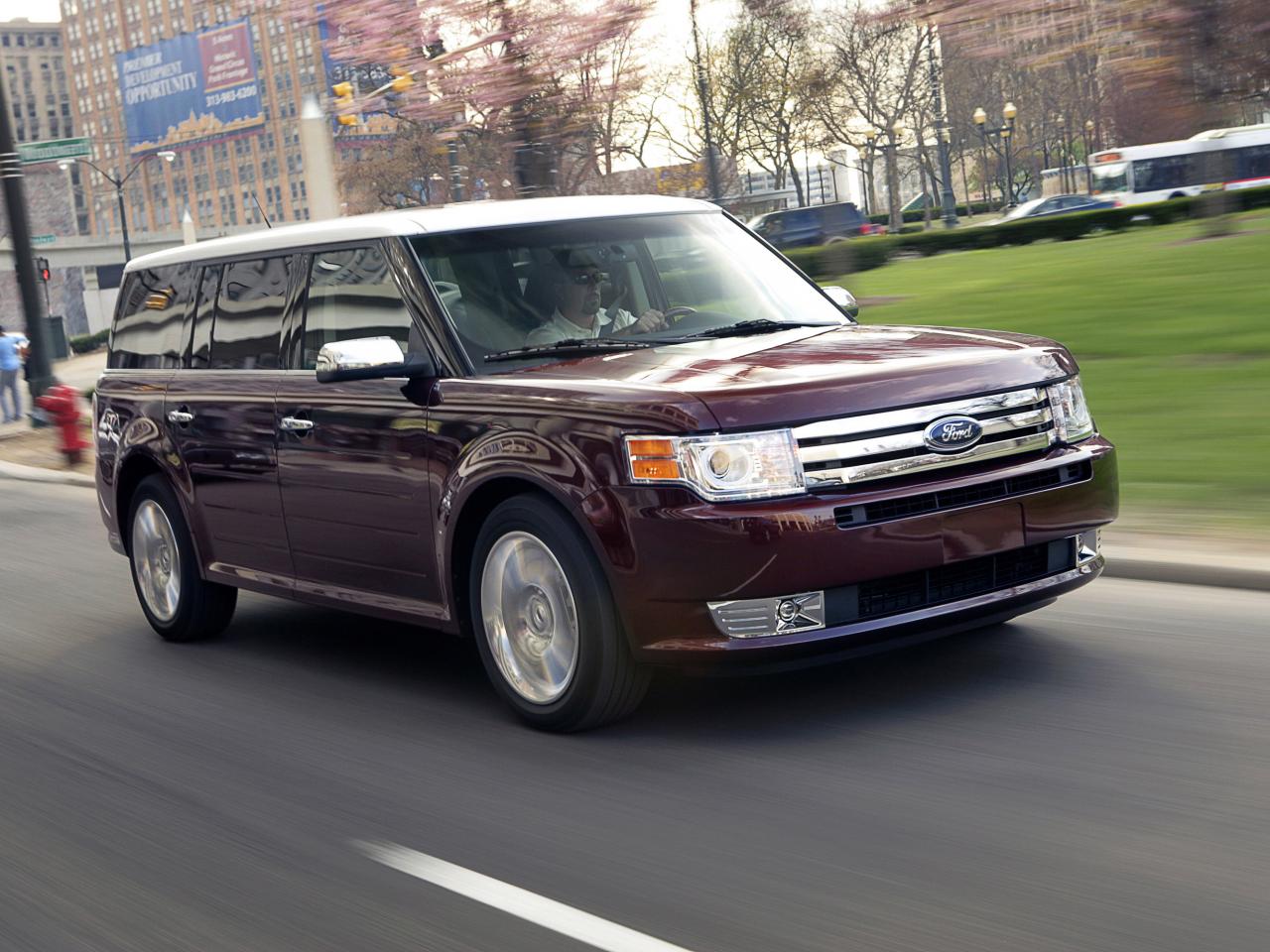 обои Ford flex hits streets of new york фото