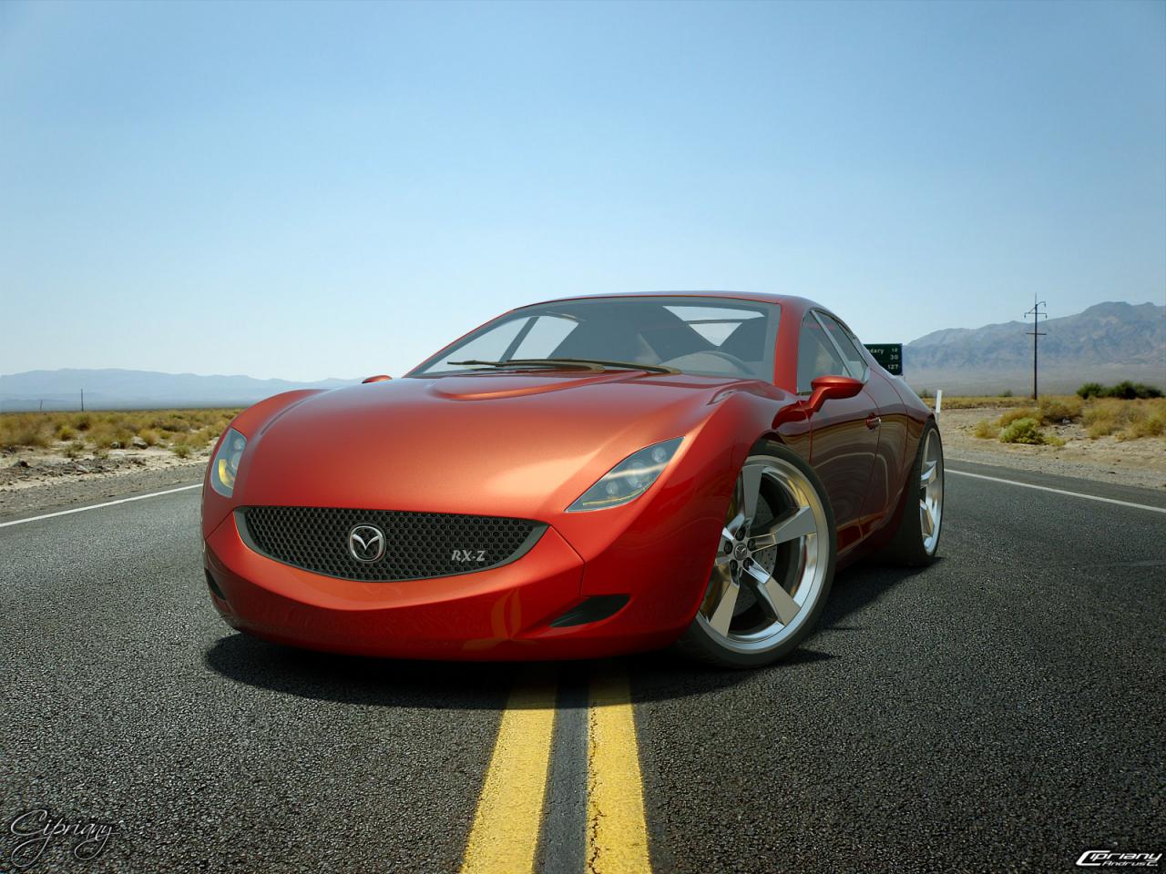 обои Mazda RX Z concept фото