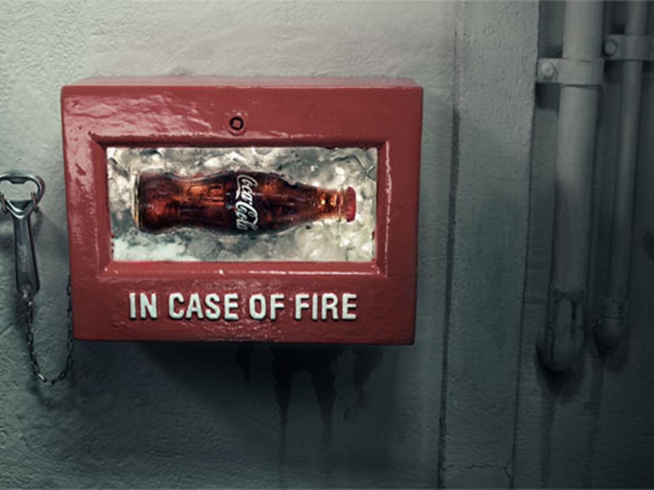 обои In case of fire фото