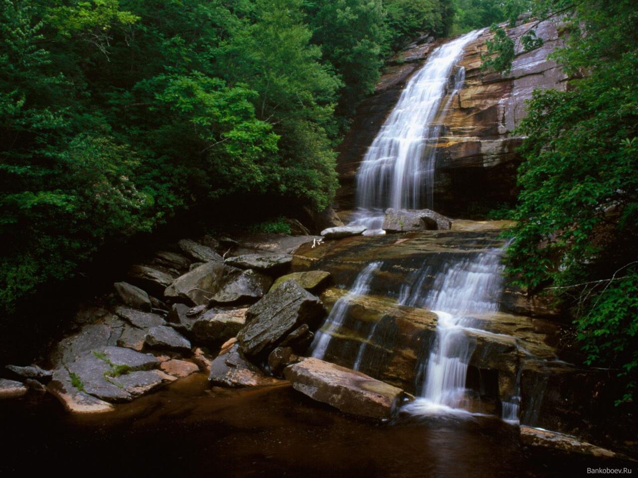 обои Greenland creek falls фото