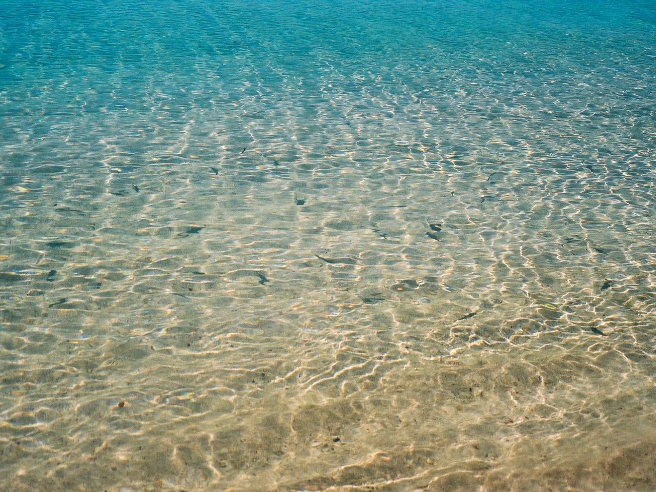 обои Прозрачные воды голубой лагуны фото