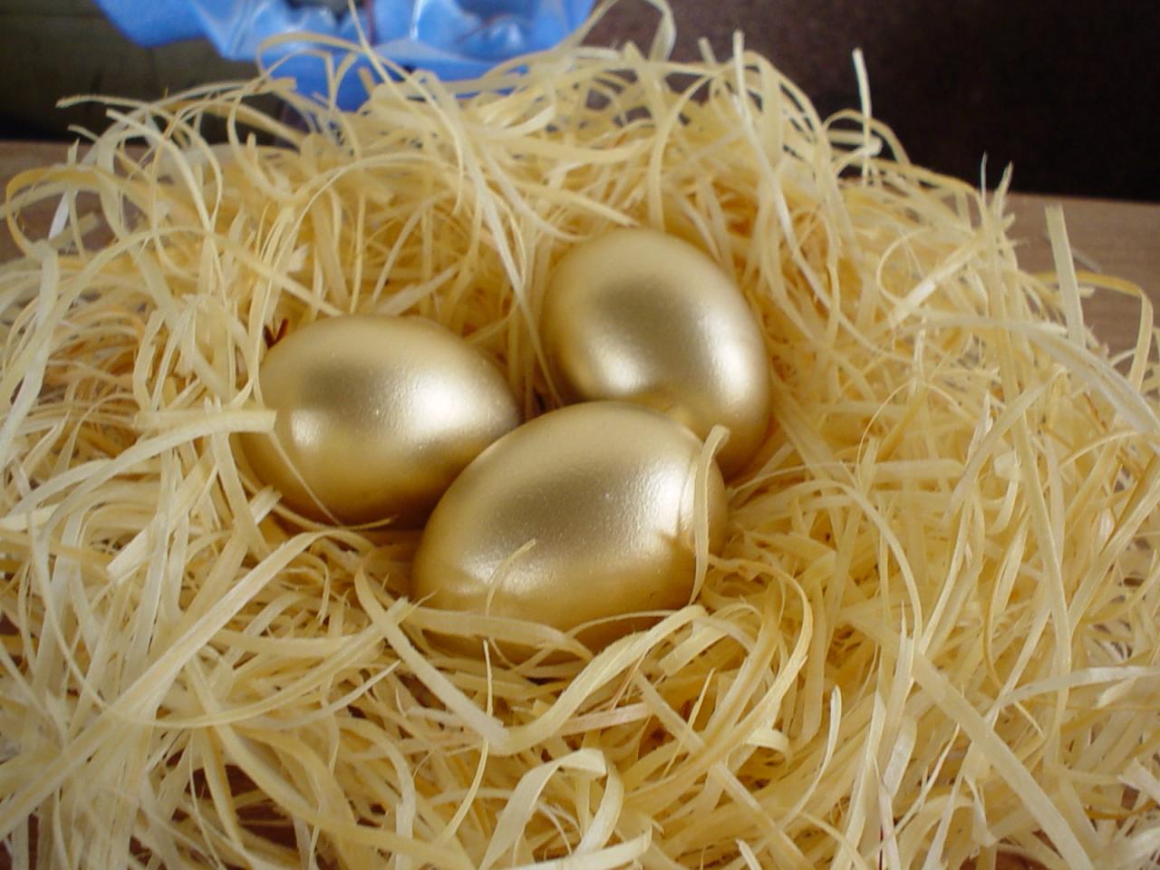 обои Золотые яйца птицы Феникс фото