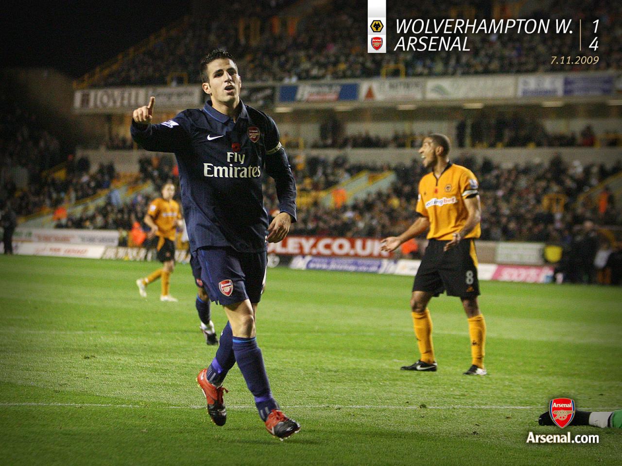 обои Wolverhampton Wanderers 1-4 Arsenal фото