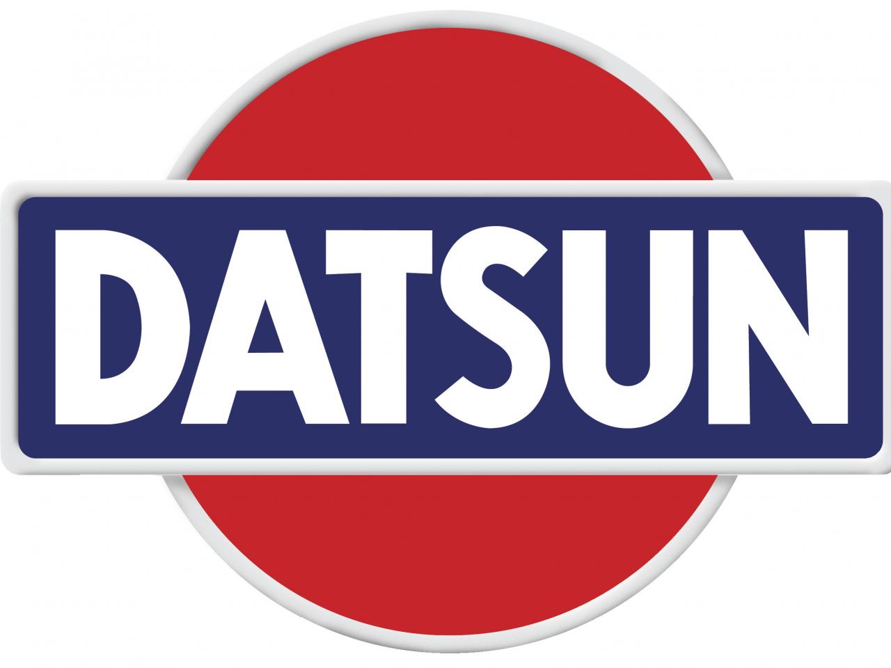 обои Datsun logotype white фото