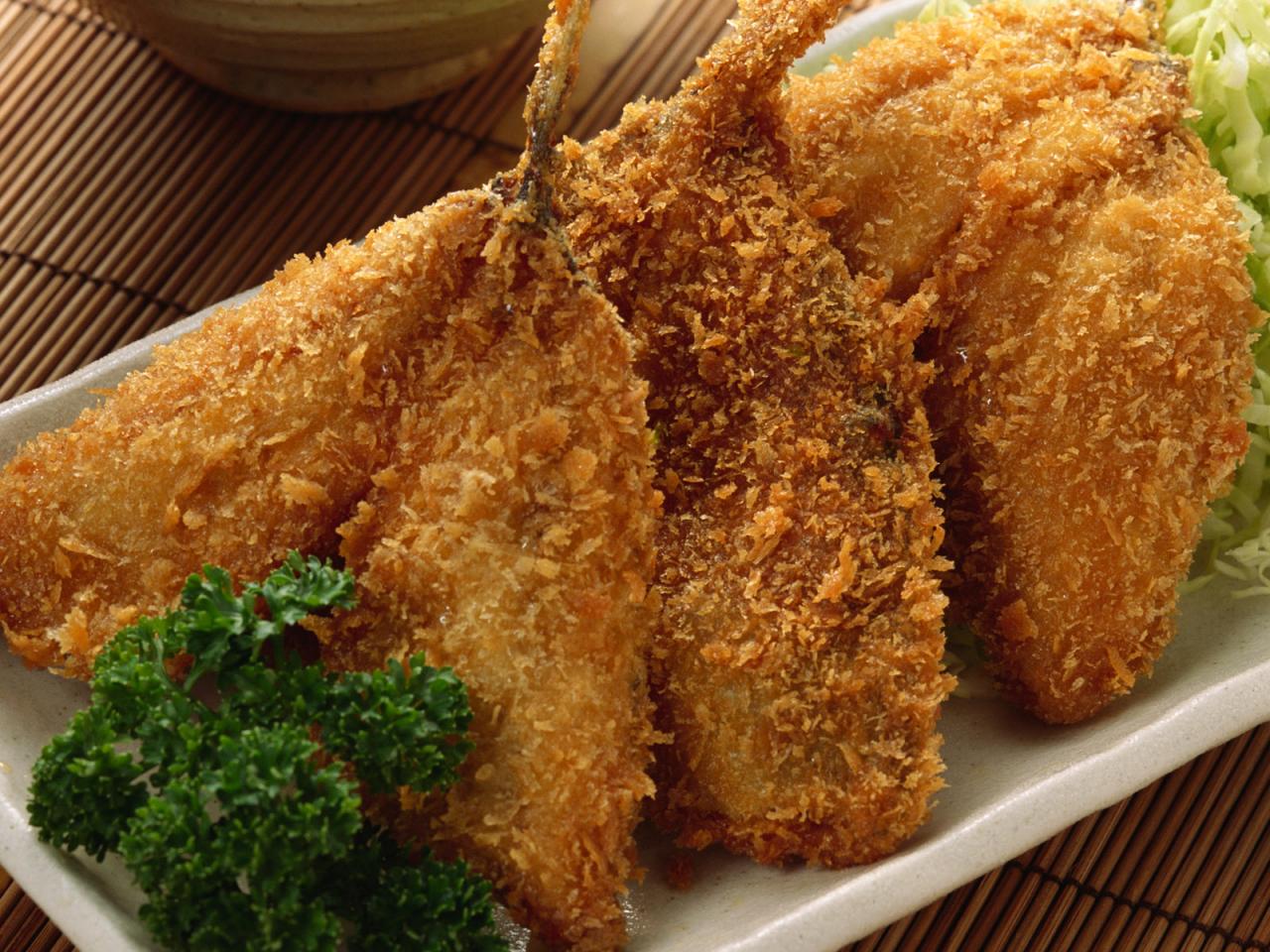 обои Food Seafood Fried fish фото