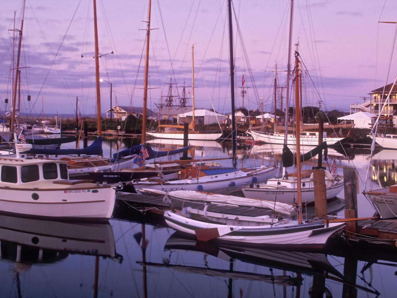 обои Wooden Boats, Port Townsend, Washington фото