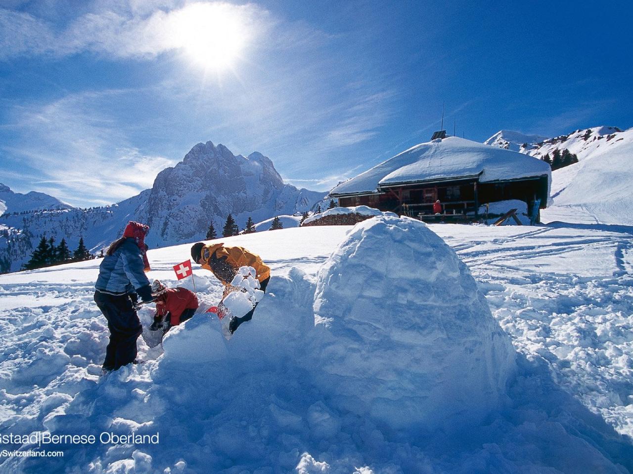 обои Gstaad BernerOberland фото