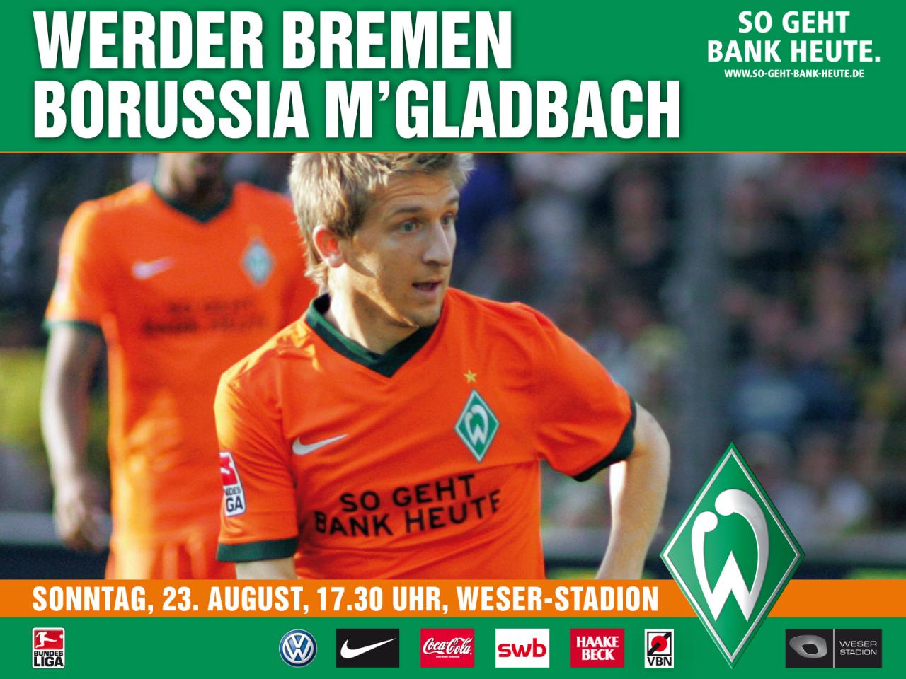 обои Werder Bremen vs Borussia M gladbach фото