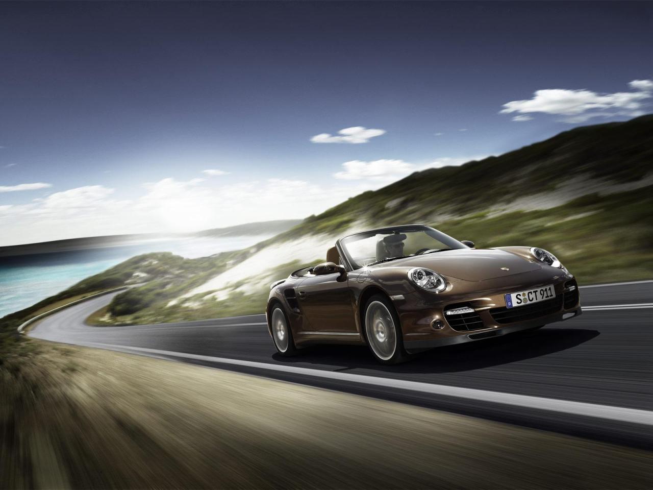 обои Рorsche 911 turbo cabrio фото