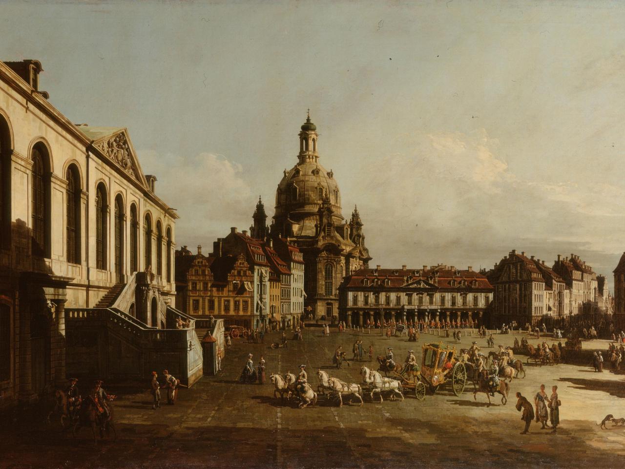 обои Bellotto, Bernardo - Neumarkt in Dresden фото