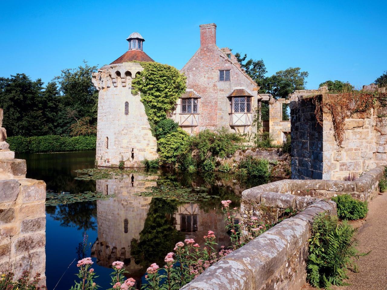 обои Scotney Castle, Kent, England фото