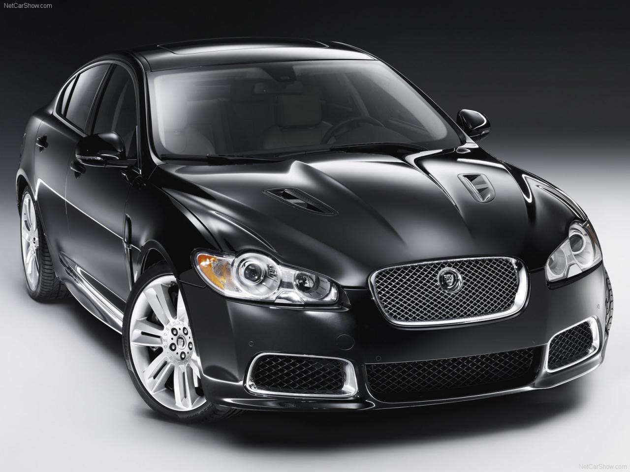 обои Jaguar-XFR 2010 черный фото