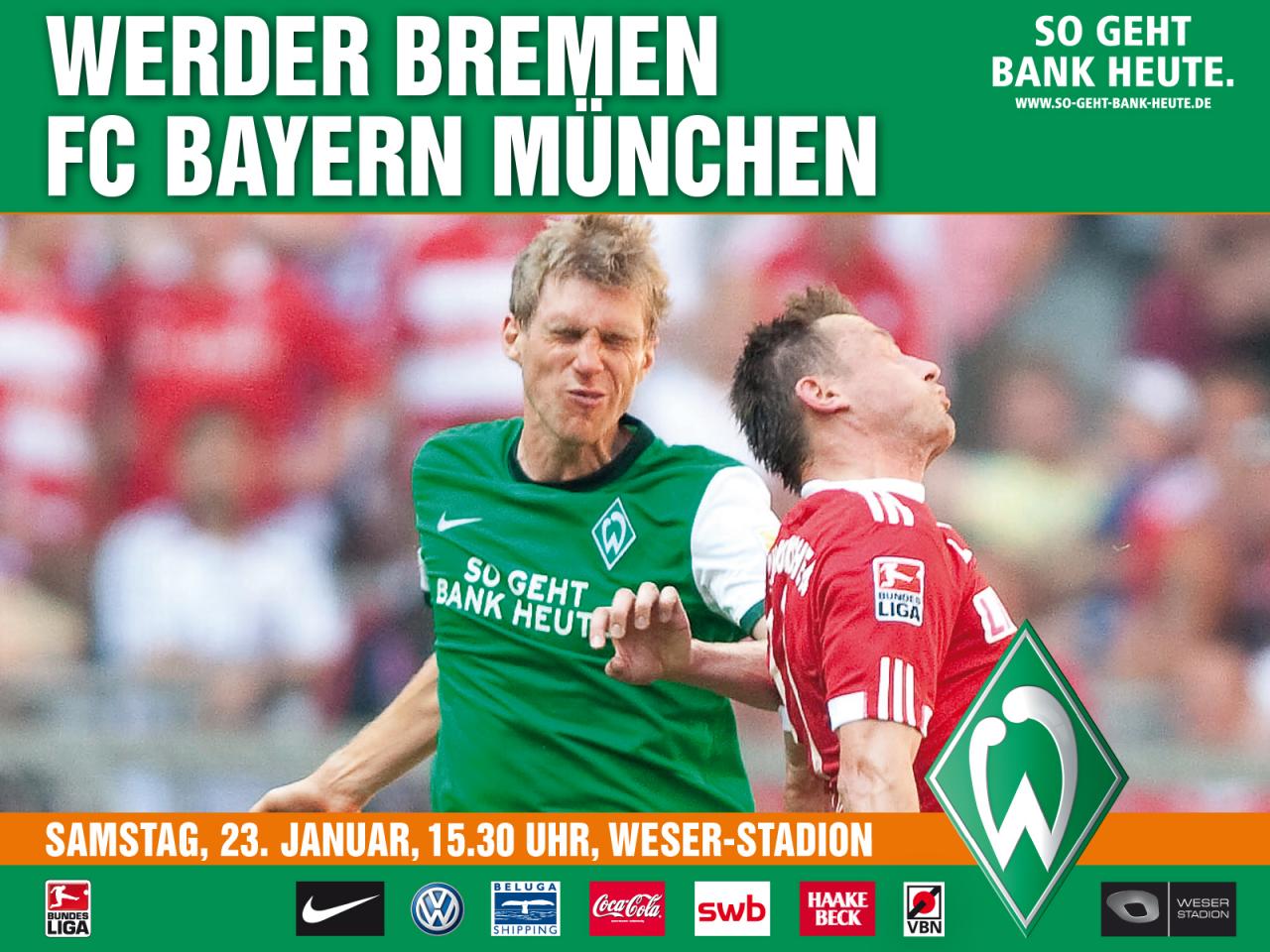 обои Werder Bremen vs Bayern фото