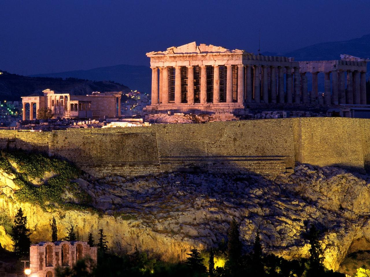 обои The Acropolis, Greece фото