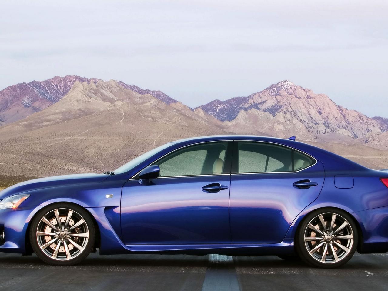 обои Lexus IS-F синий фото