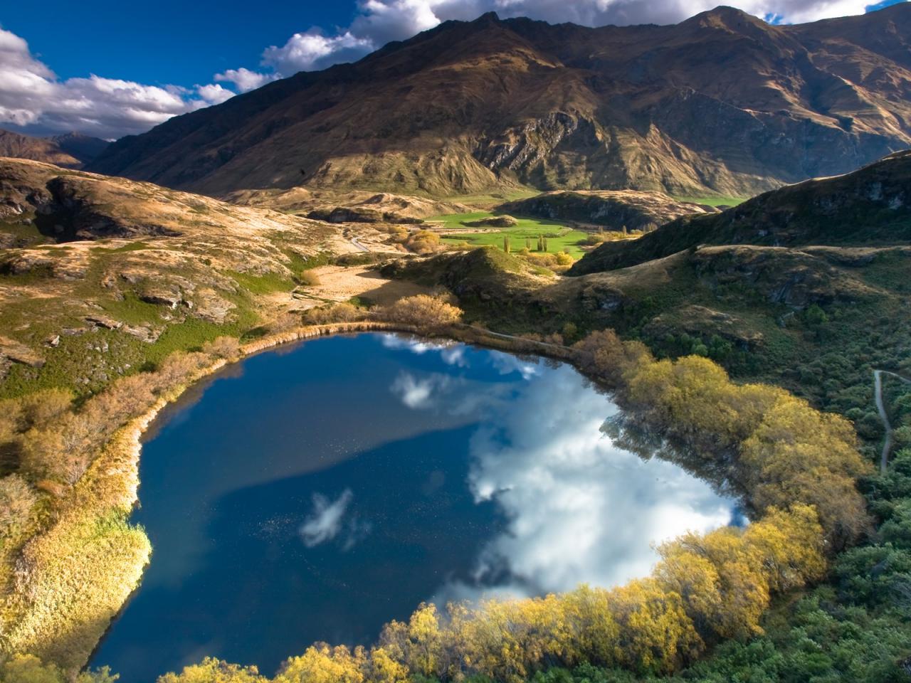 обои Hear Lake, New Zealand фото