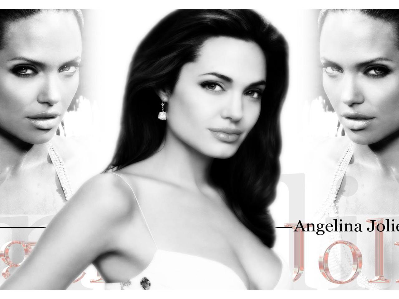 обои Angelina Jolie (3 in 1) фото