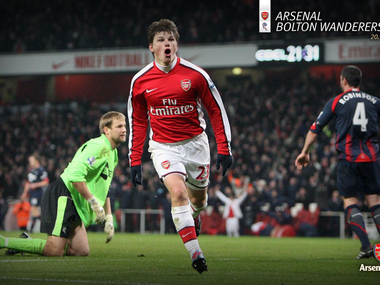 обои Arsenal 4-2 Bolton Wanderers фото