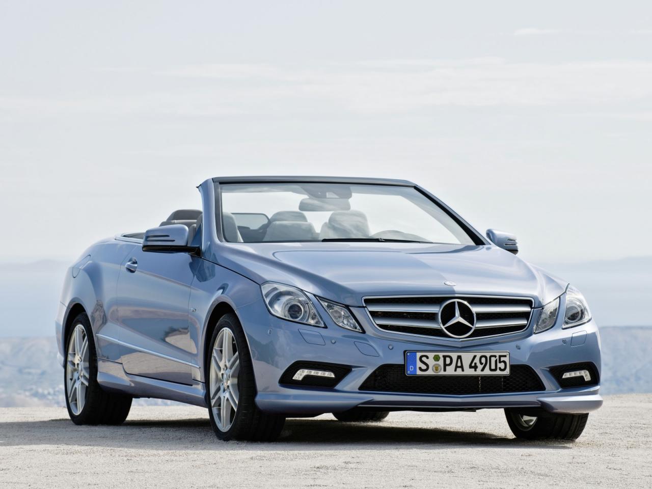 обои Mercedes-Benz E 500 Cabriolet 2010 перед фото