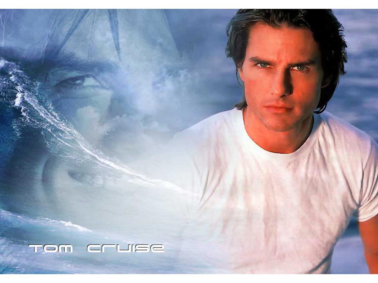 обои Tom Cruise синие волны фото